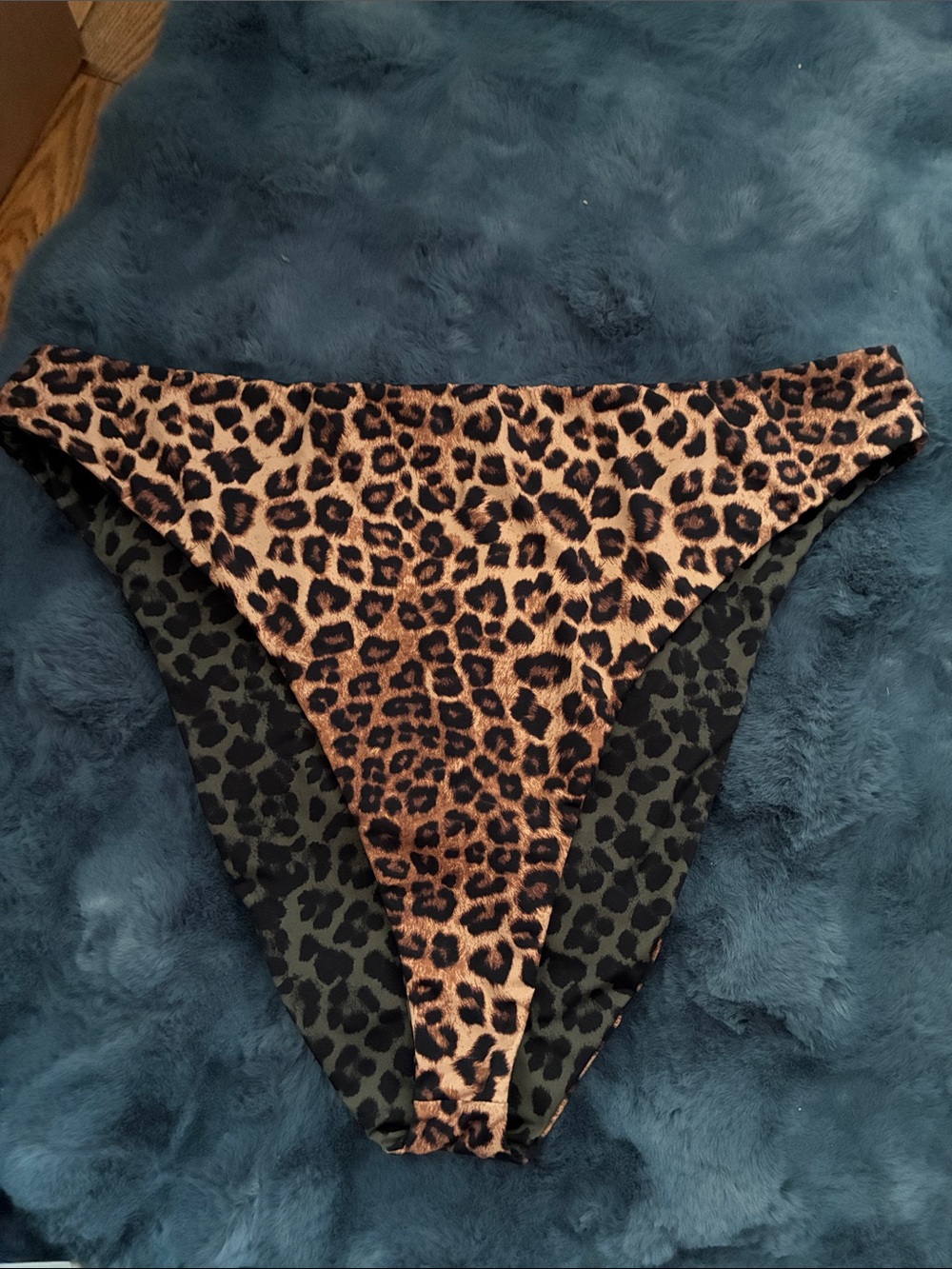 Good American Cheetah Bikini Bottom